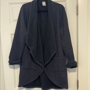 Jockey Navy Blue Fleece Cardigan